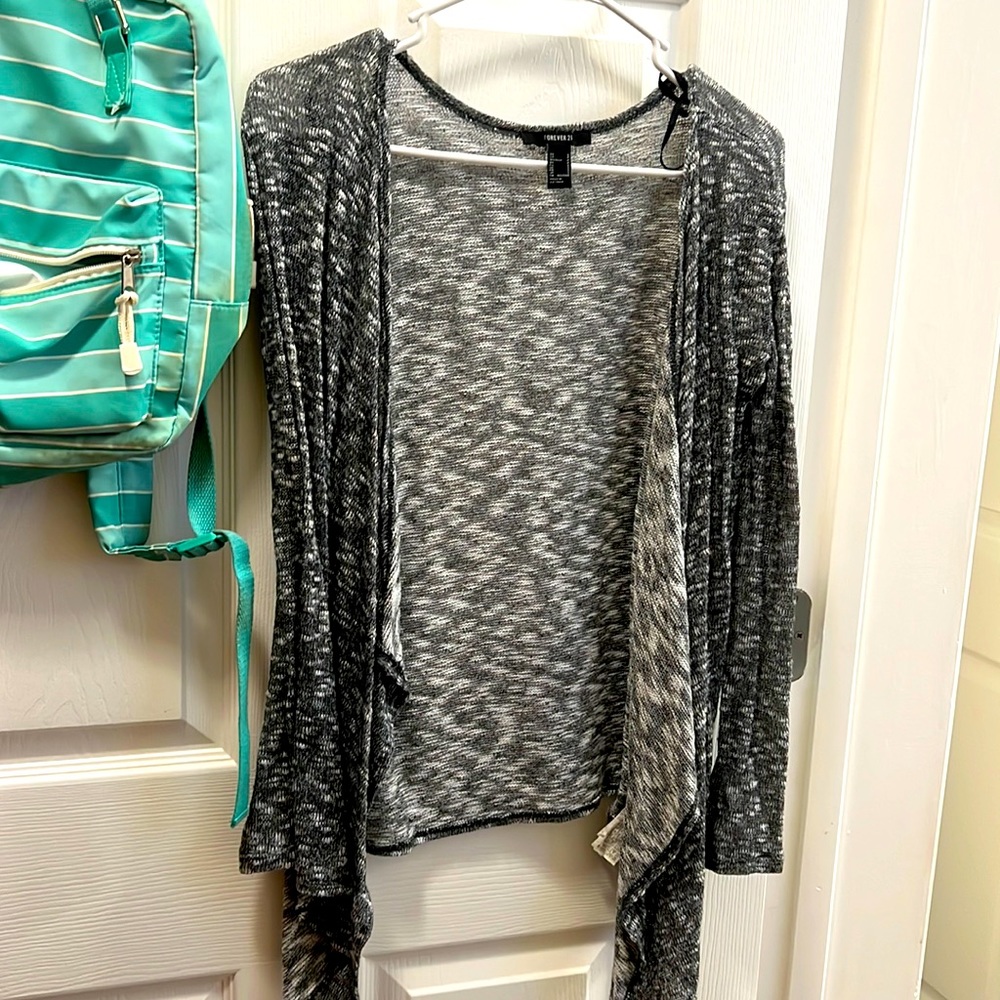 Forever 21 Gray Cardigan